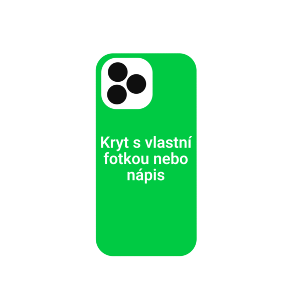 Kryt s vlastní fotkou nebo nápis