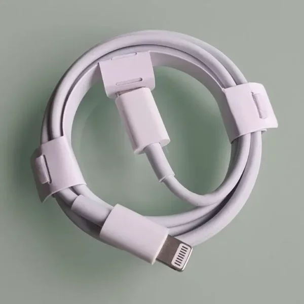 Nabíječka po iPhone USB-C/Lighting datový kabel 1m (Bílá)